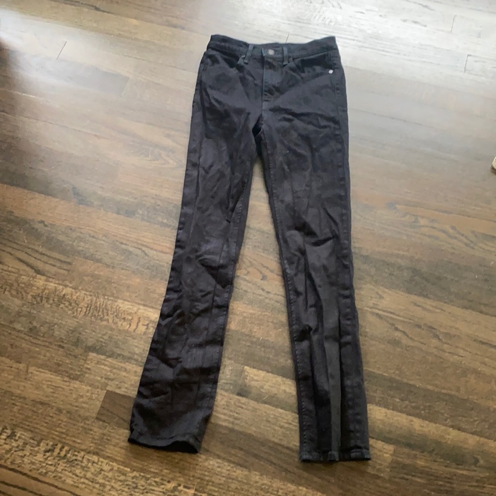 Rag & Bone Skinny Black Jeans Coal 23